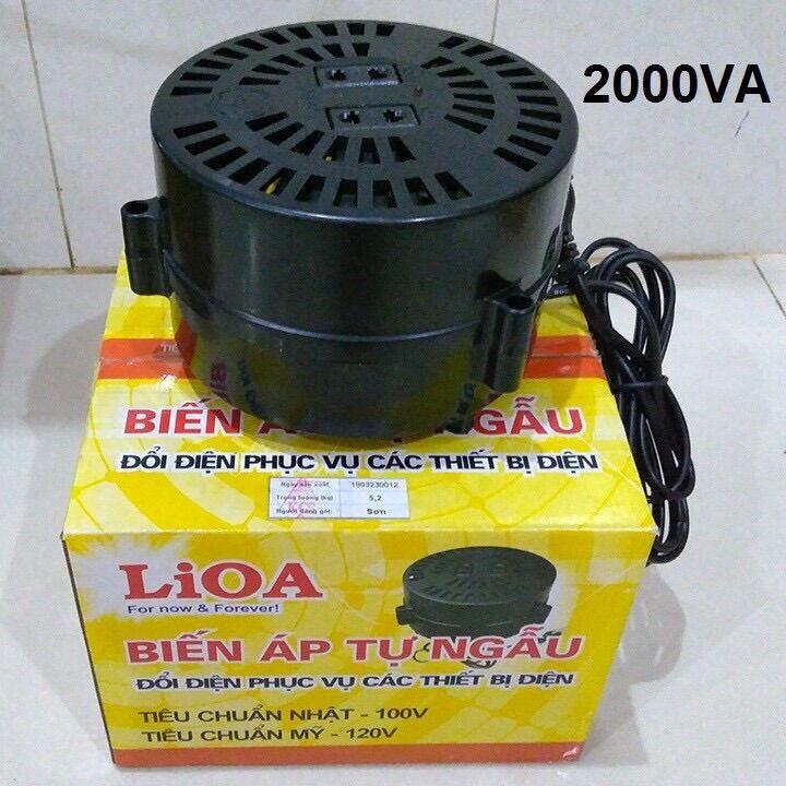 Biến áp tự ngẫu LiOA 2000VA giá bao nhiêu